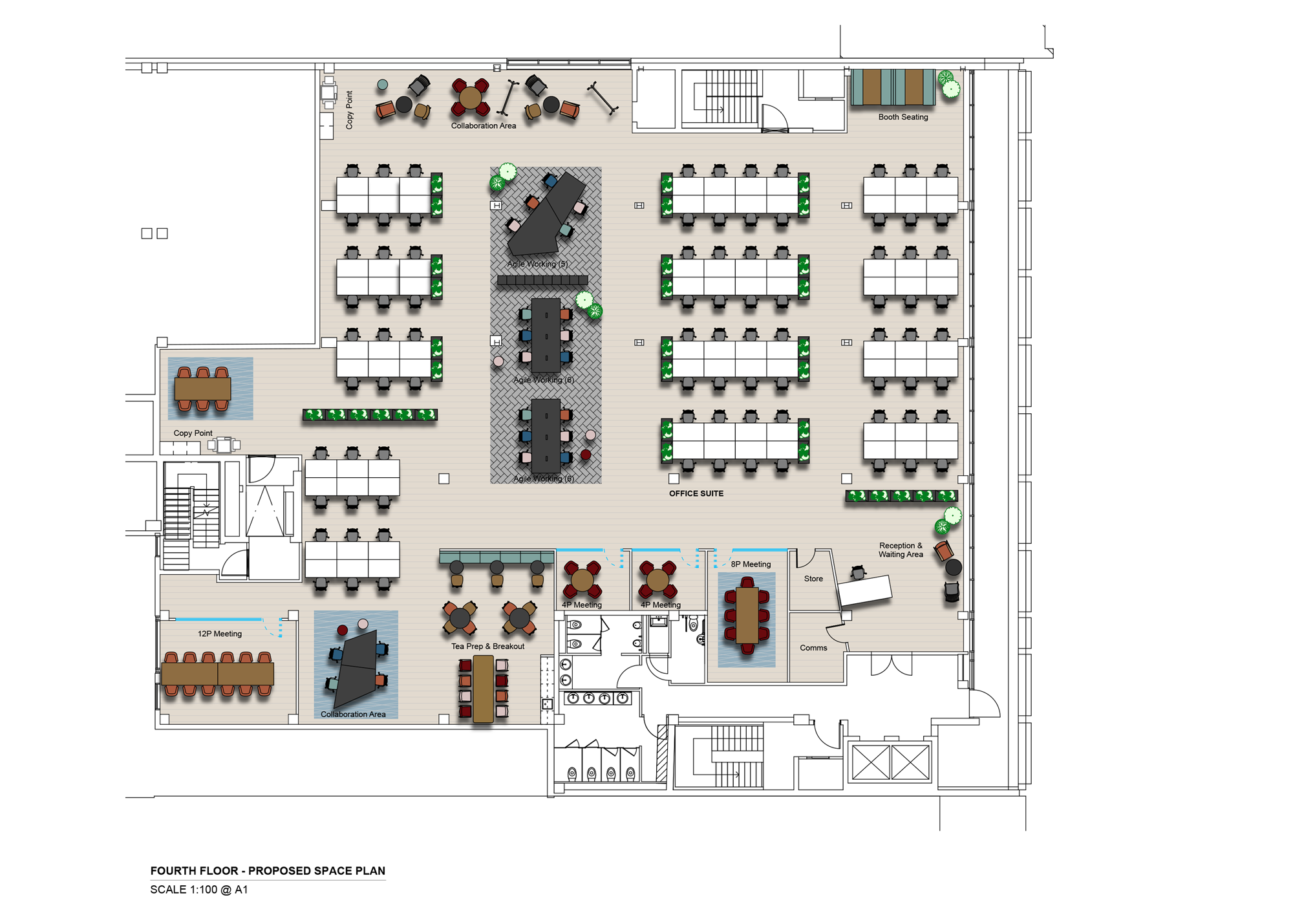 Fourth Floor Space Plan 1 8