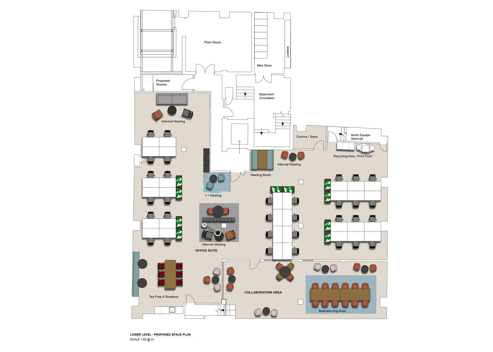Basement Floor Space Plan 1 8